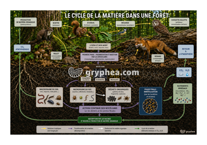 Le cycle de la matière dans une forêt - gryphea.org